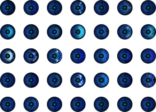 Fondo de concepto de tecnología futura de circuito cibernético ocular