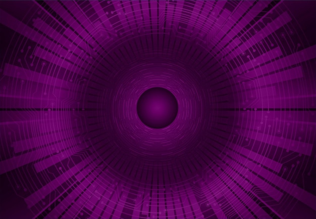 Fondo de concepto de tecnología futura de circuito cibernético ocular
