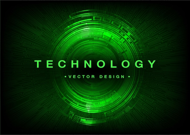 Fondo de concepto de tecnología futura de circuito cibernético ocular
