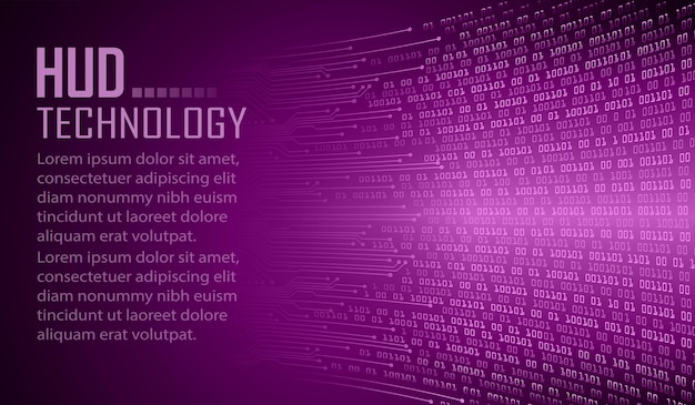 Fondo de concepto de tecnología futura de circuito cibernético