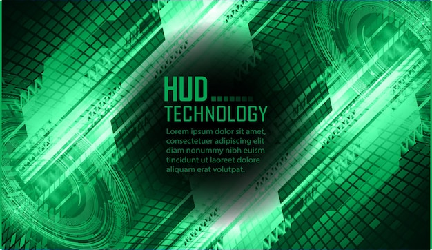 Fondo de concepto de tecnología futura de circuito cibernético