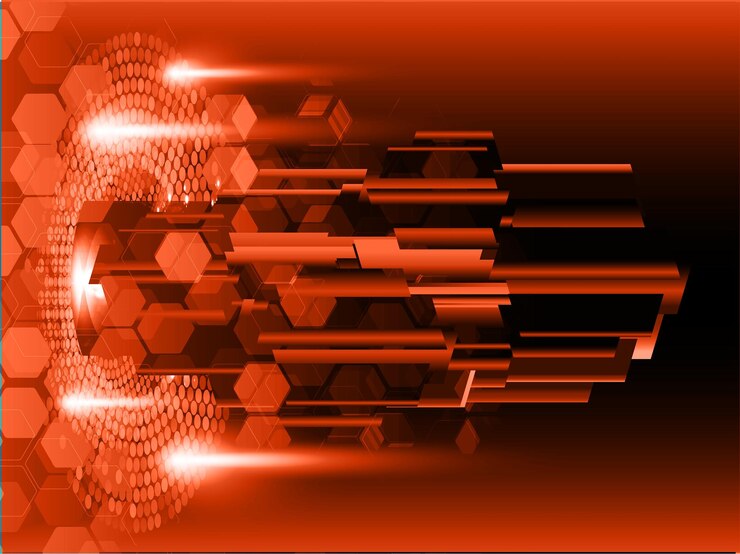 Vector fondo de concepto de tecnología futura de circuito cibernético