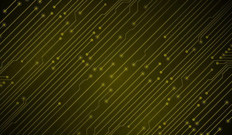 Vector fondo de concepto de tecnología futura de circuito cibernético