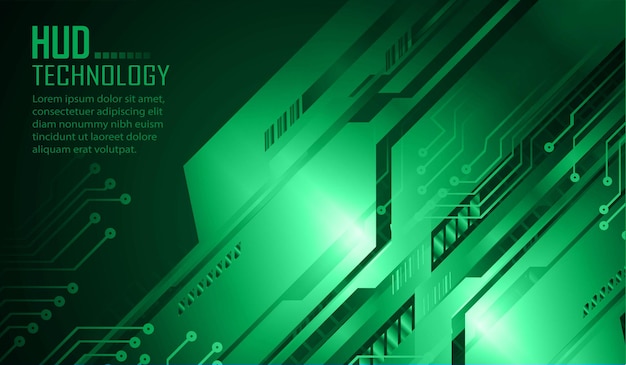 Fondo de concepto de tecnología futura de circuito cibernético