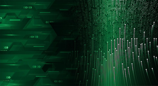 Fondo de concepto de tecnología futura de circuito cibernético