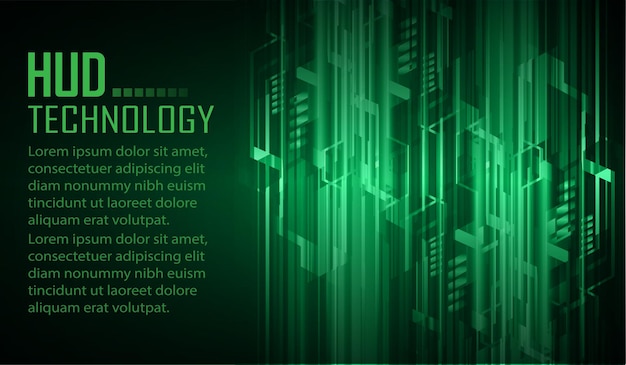 Fondo de concepto de tecnología futura de circuito cibernético