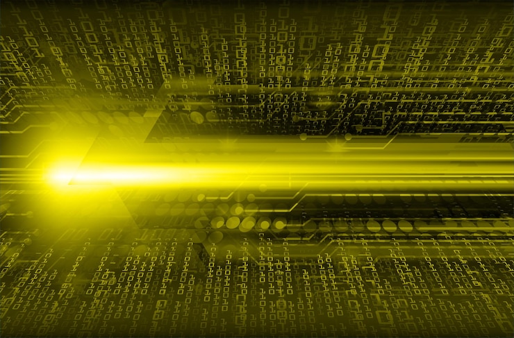 Vector fondo de concepto de tecnología futura de circuito cibernético