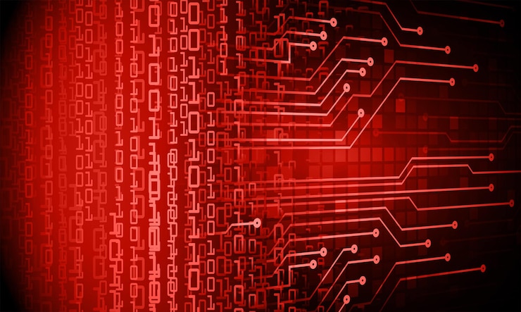 Vector fondo de concepto de tecnología futura de circuito cibernético