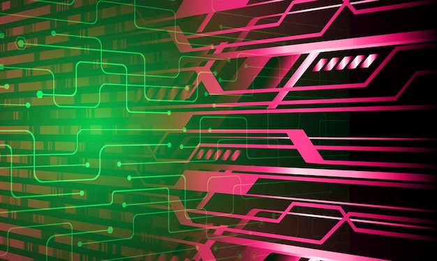 Fondo de concepto de tecnología futura de circuito cibernético