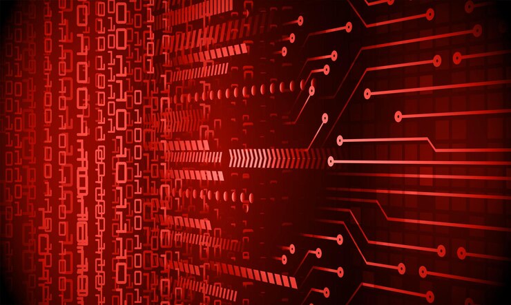 Vector fondo de concepto de tecnología futura de circuito cibernético