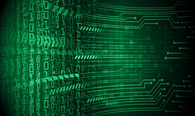 Fondo de concepto de tecnología futura de circuito cibernético