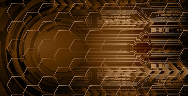 Fondo de concepto de tecnología futura de circuito cibernético