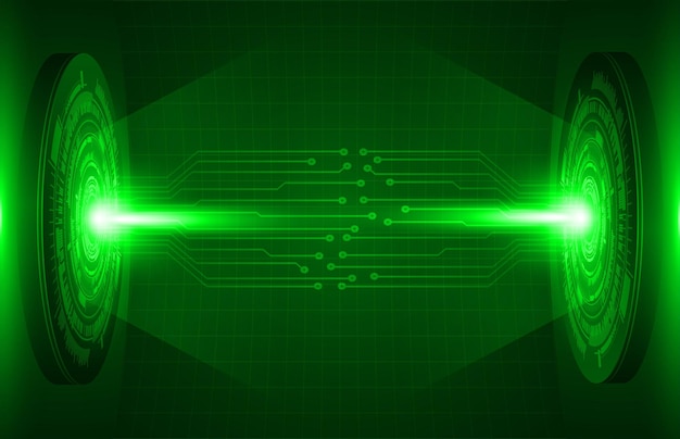 Fondo de concepto de tecnología futura de circuito cibernético