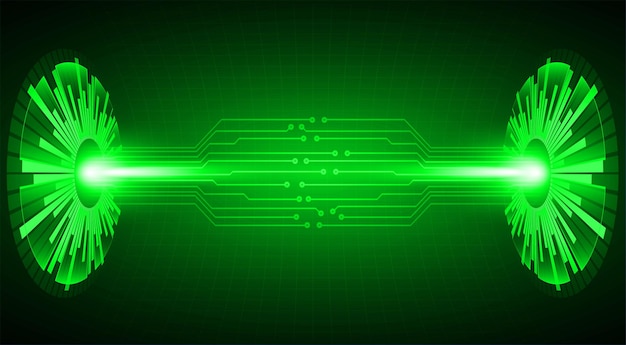 Fondo de concepto de tecnología futura de circuito cibernético