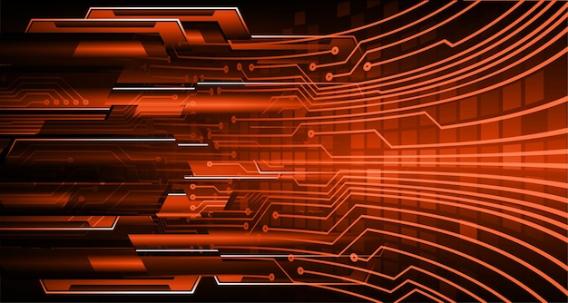 Fondo de concepto de tecnología futura de circuito cibernético