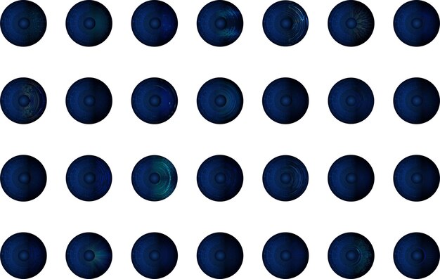 Fondo de concepto de tecnología futura de circuito ojo azul cyber