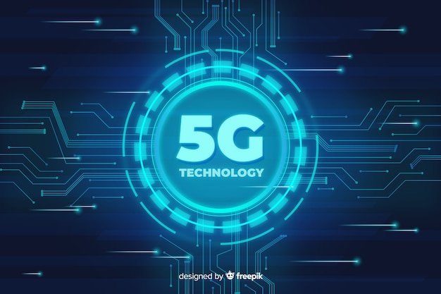 Fondo de concepto tecnológico 5g