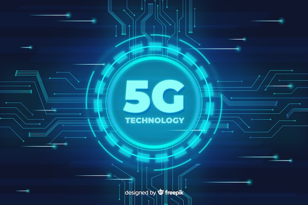 Fondo de concepto tecnológico 5g