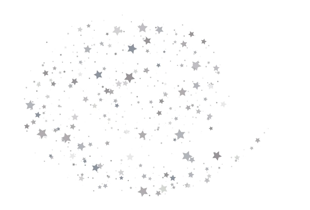 Fondo de confeti de brillo plateado claro Textura de vacaciones blanca Textura abstracta blanca Fondo de brillo plateado Plantilla de invitación elegante de vector