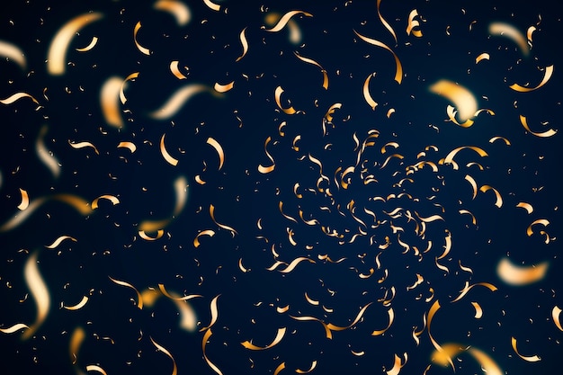 Fondo de confeti dorado