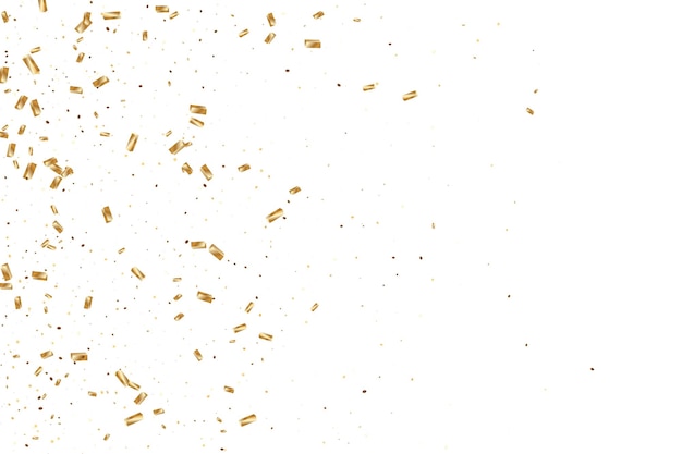 Fondo de confeti dorado.