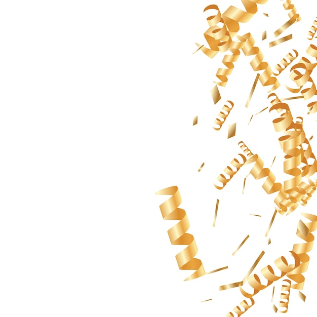 Fondo de confeti dorado.