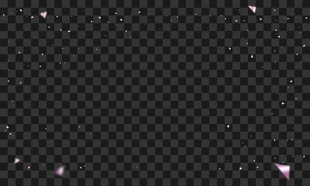 Fondo de confeti holográfico realista vectorial
