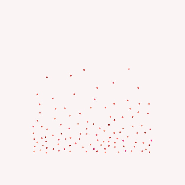 Fondo de confeti rojo.