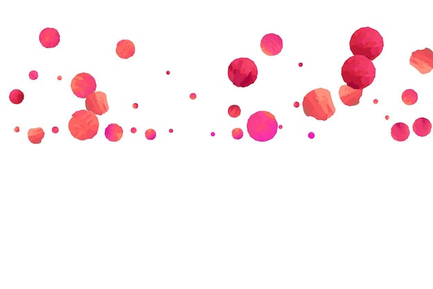 Fondo de confeti rojo.