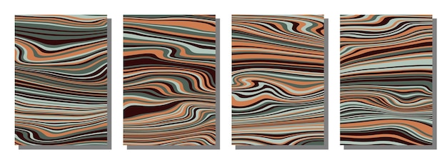 Fondo de conjunto maravilloso psicodélico abstracto