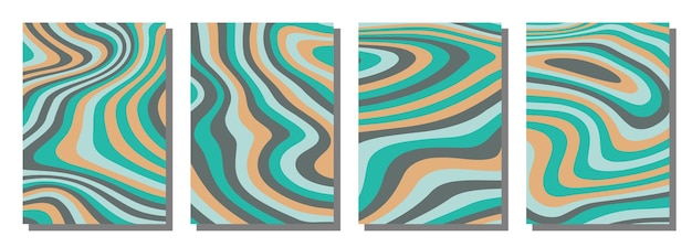 Fondo de conjunto maravilloso psicodélico abstracto