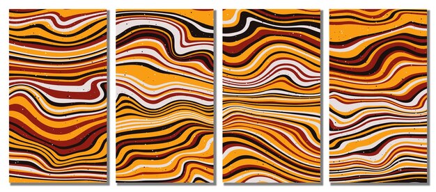 Fondo de conjunto maravilloso psicodélico abstracto