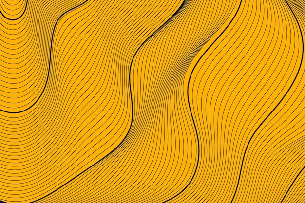 Vector fondo de contorno abstracto dibujado a mano