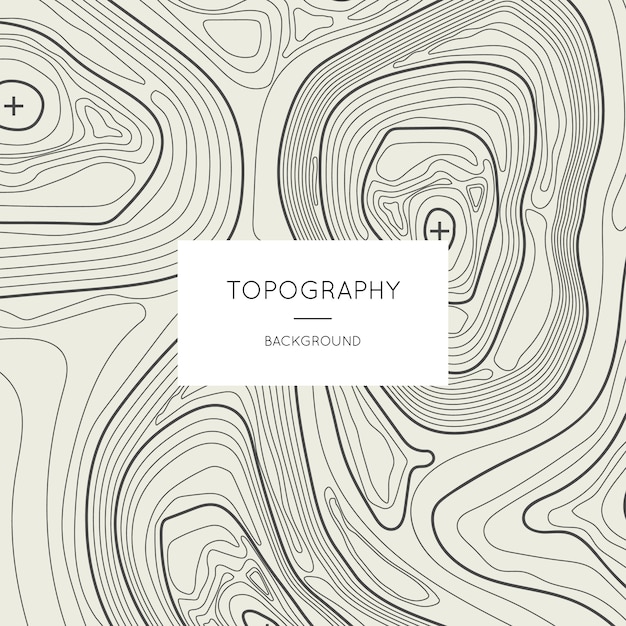 Fondo de contorno de mapa de topografía de línea