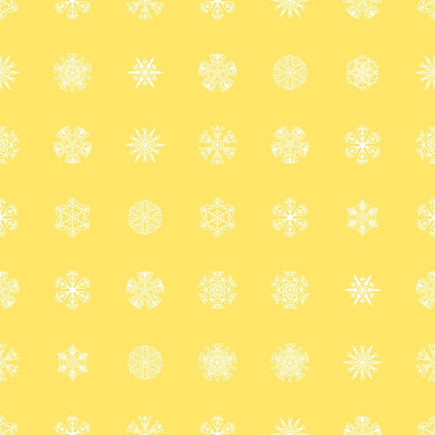 Fondo de copo de nieve de invierno de patrones sin fisuras abstractos para decoración de Navidad de año nuevo de Navidad
