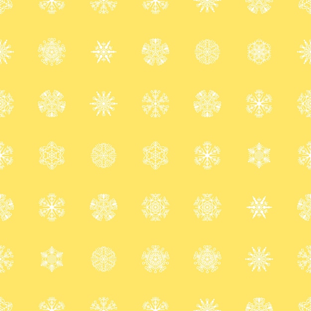 Fondo de copo de nieve de invierno de patrones sin fisuras abstractos para decoración de Navidad de año nuevo de Navidad