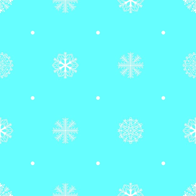 Fondo de copo de nieve de invierno de patrones sin fisuras abstractos para decoración de Navidad de año nuevo de Navidad