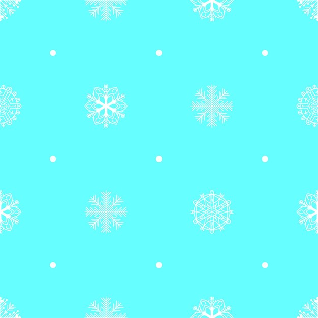 Fondo de copo de nieve de invierno de patrones sin fisuras abstractos para decoración de Navidad de año nuevo de Navidad