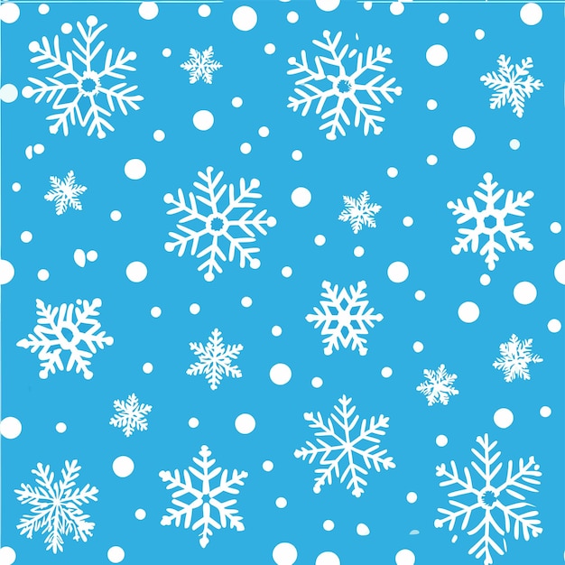 El fondo del copo de nieve de invierno