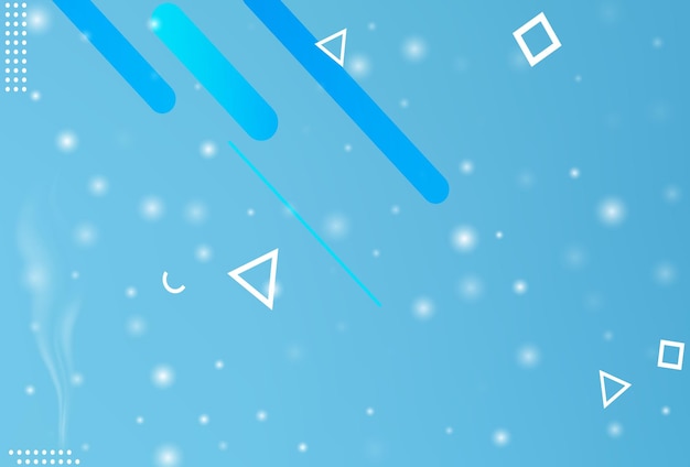 Fondo de copo de nieve de Navidad de invierno Fondo de invierno de vacaciones Vector