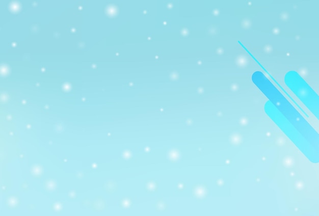 Fondo de copo de nieve de Navidad de invierno Fondo de invierno de vacaciones Vector