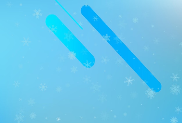 Fondo de copo de nieve de Navidad de invierno Vector de copo de nieve de plata que cae