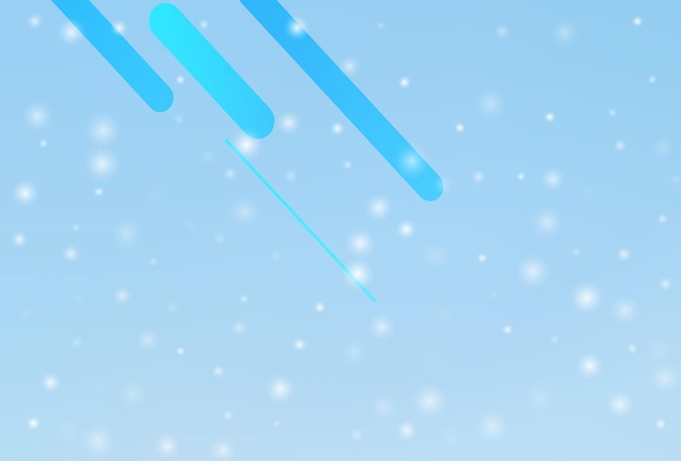 Fondo de copo de nieve de Navidad de invierno Vector de copo de nieve de plata que cae