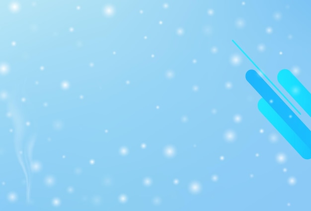 Fondo de copo de nieve de Navidad de invierno Vector de copo de nieve que cae