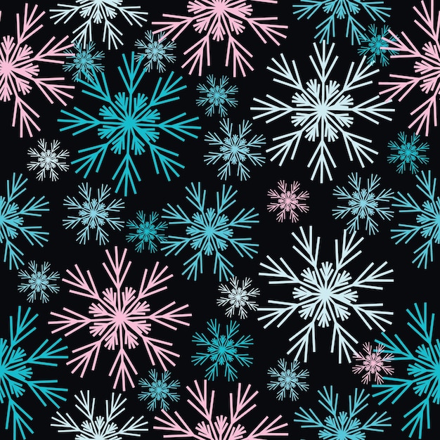 Fondo de copo de nieve