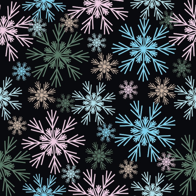 Fondo de copo de nieve