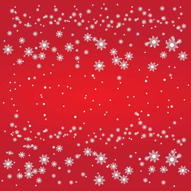 Fondo de copos de nieve