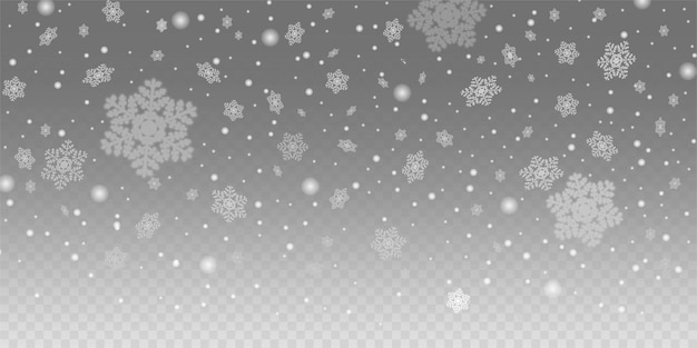 Fondo de copos de nieve