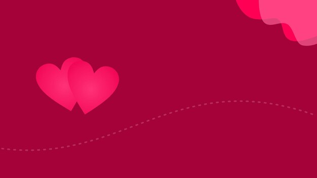 Fondo De Corazón Simple Violeta Rosa