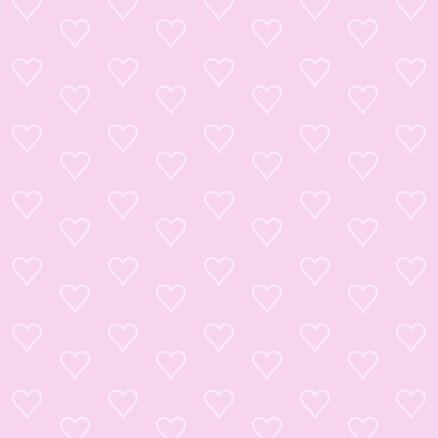 Fondo de corazones de color rosa